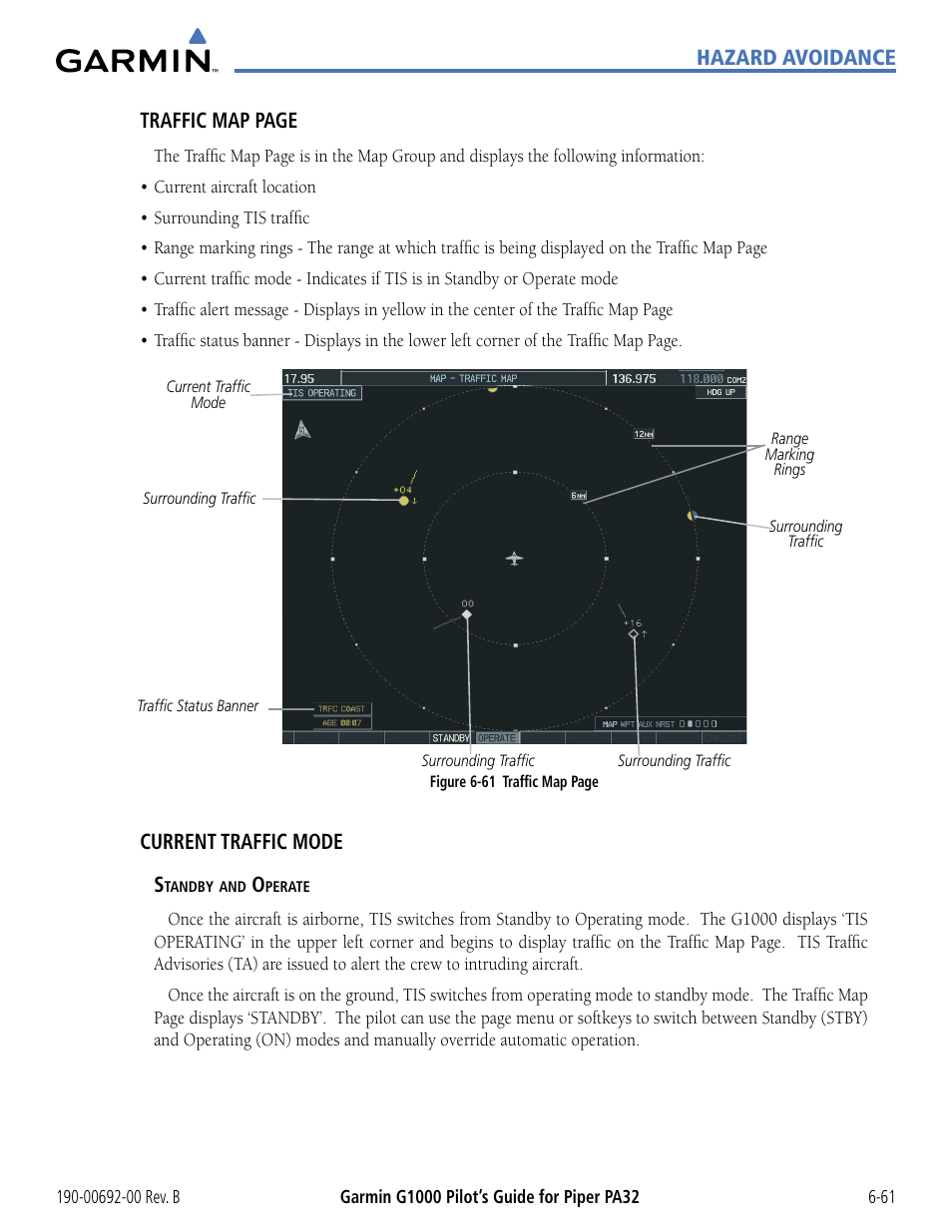Garmin G1000 Piper PA32 User Manual | Page 341 / 450