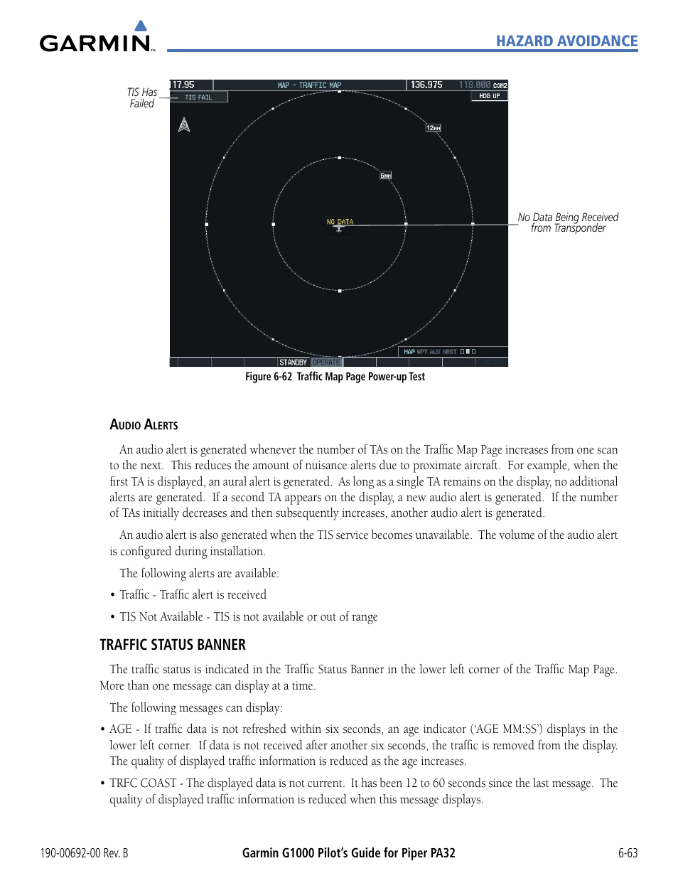 Garmin G1000 Piper PA32 User Manual | Page 343 / 450