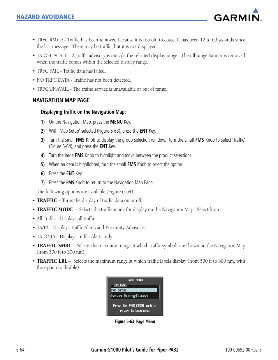 Garmin G1000 Piper PA32 User Manual | Page 344 / 450