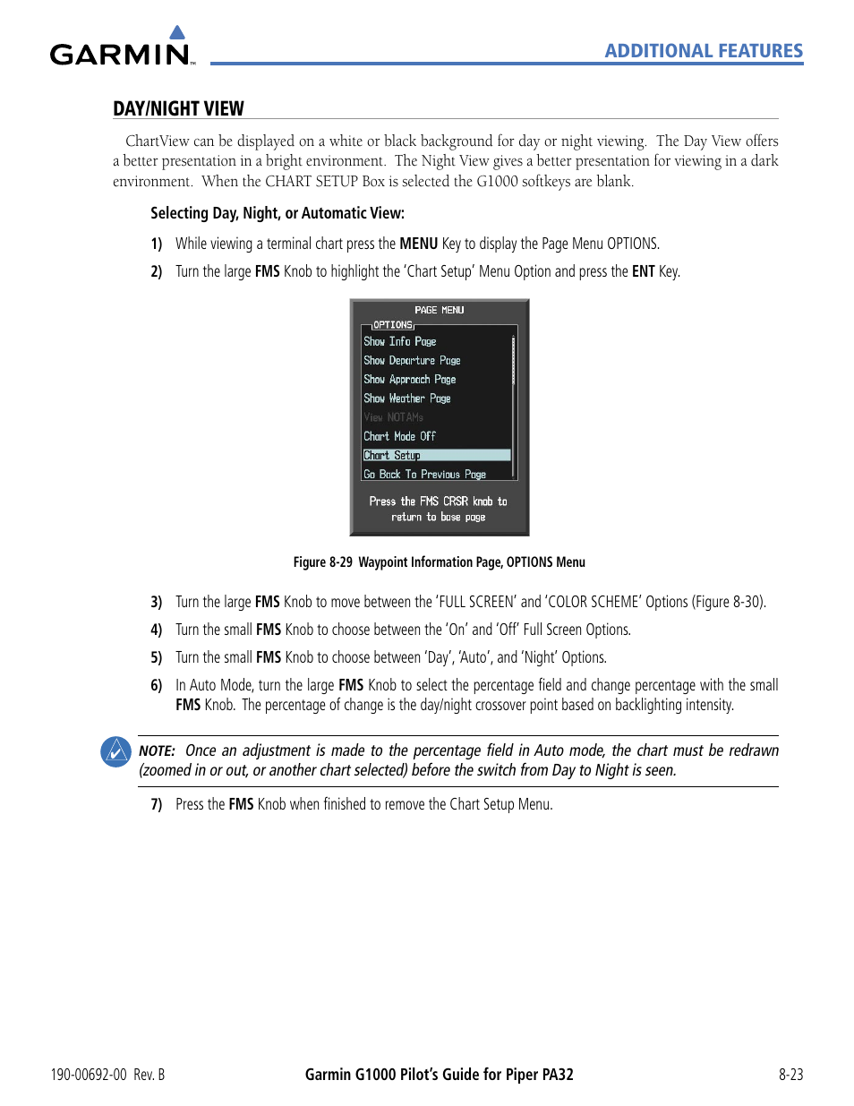Day/night view | Garmin G1000 Piper PA32 User Manual | Page 375 / 450