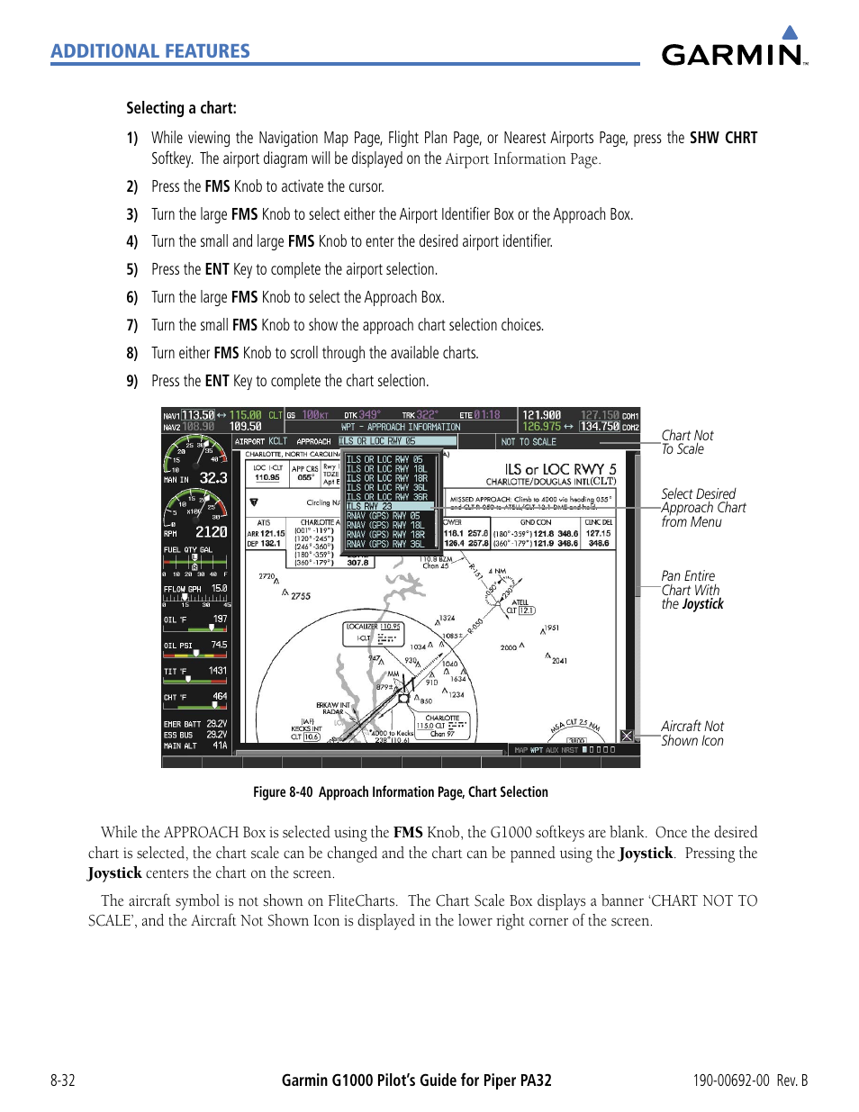 Additional features | Garmin G1000 Piper PA32 User Manual | Page 384 / 450