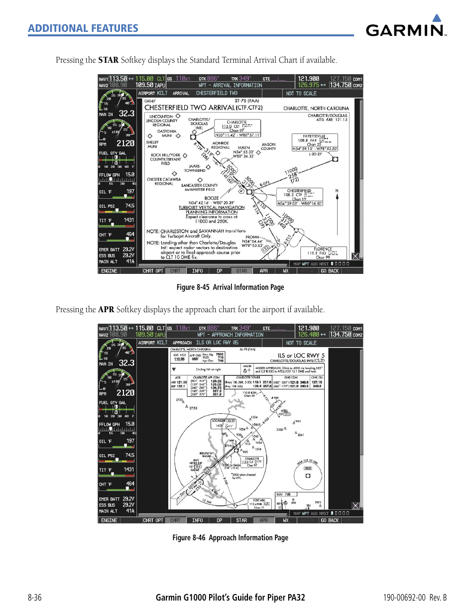 Garmin G1000 Piper PA32 User Manual | Page 388 / 450