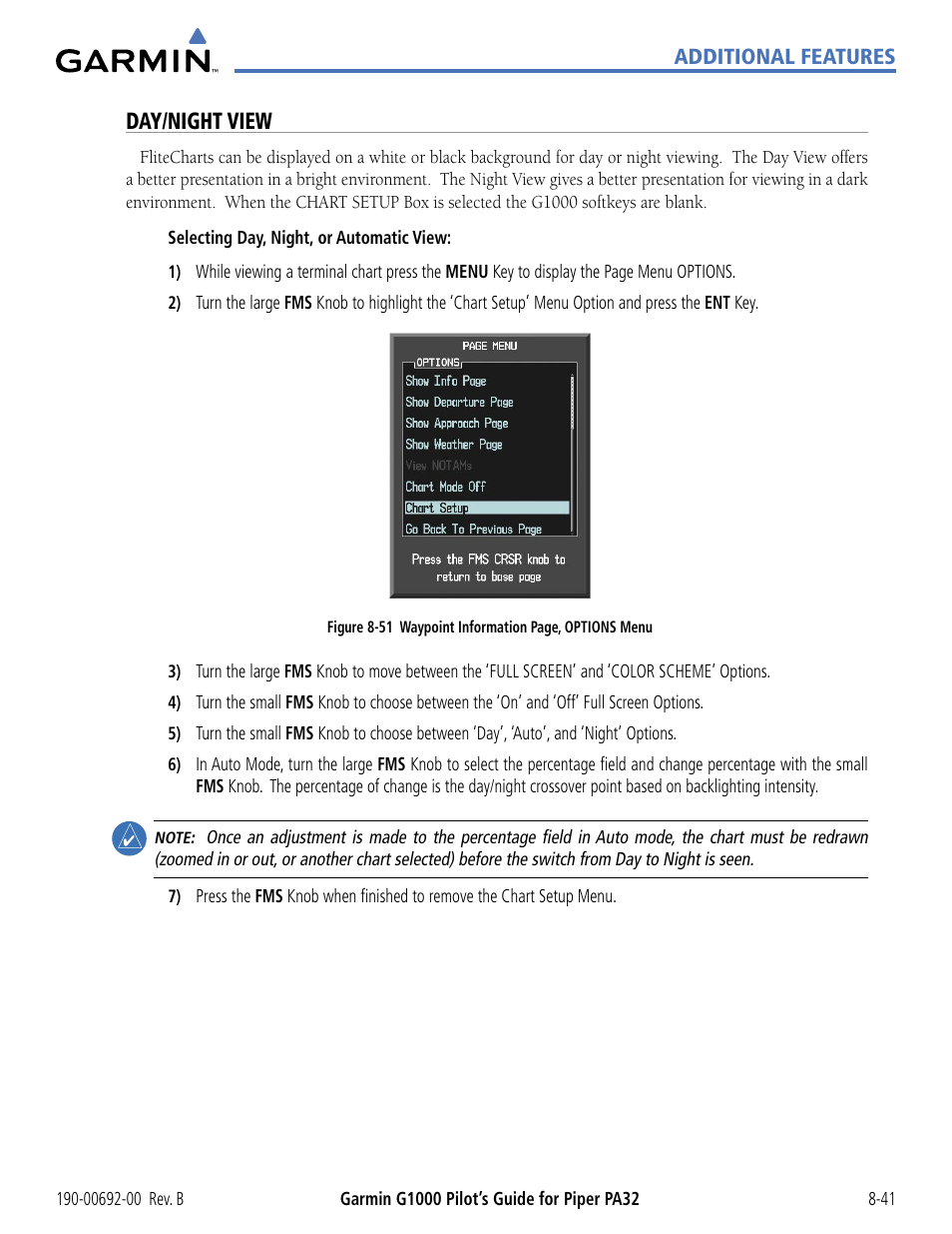 Day/night view | Garmin G1000 Piper PA32 User Manual | Page 393 / 450