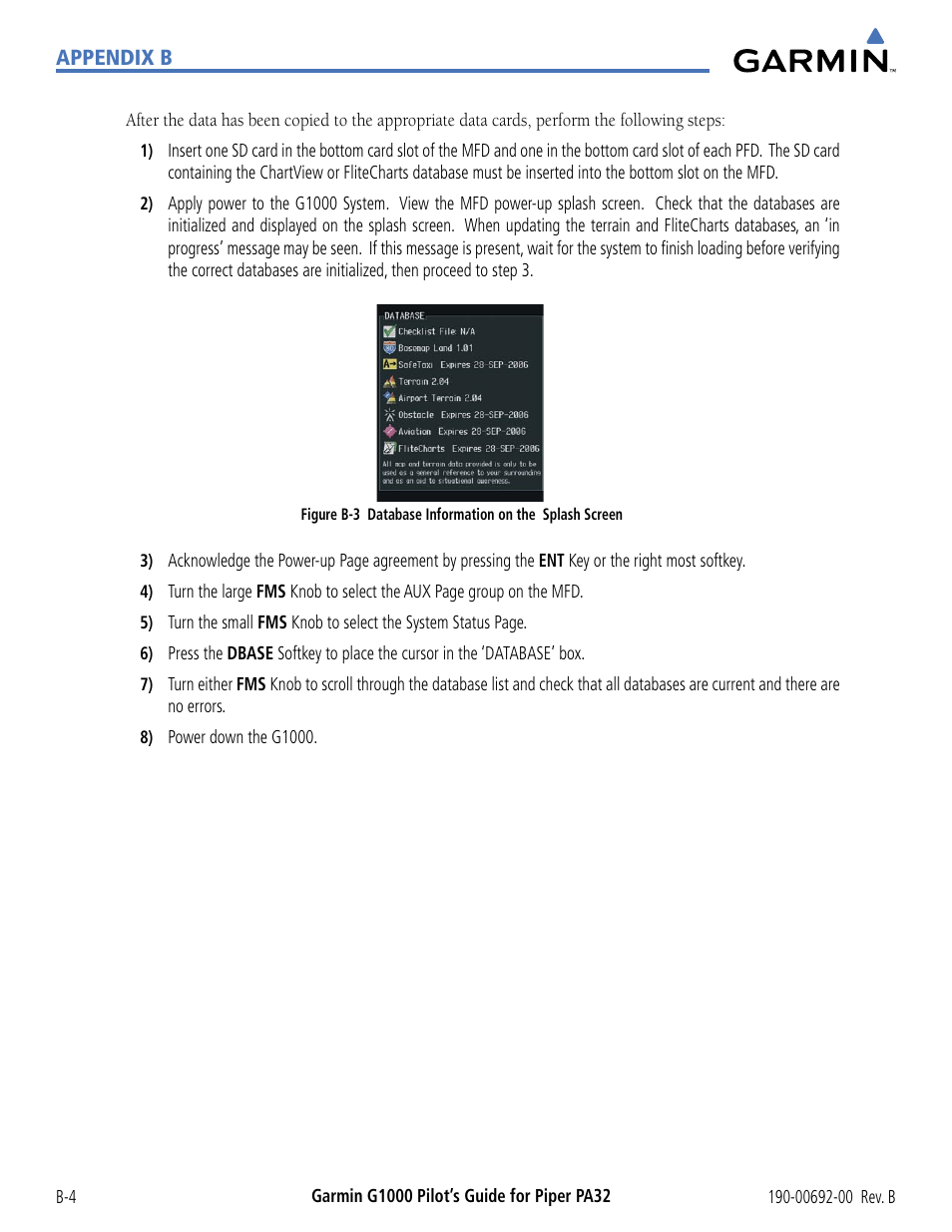 Garmin G1000 Piper PA32 User Manual | Page 426 / 450