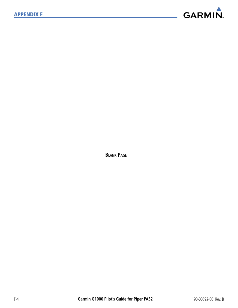 Garmin G1000 Piper PA32 User Manual | Page 444 / 450