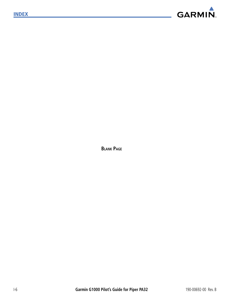 Garmin G1000 Piper PA32 User Manual | Page 450 / 450
