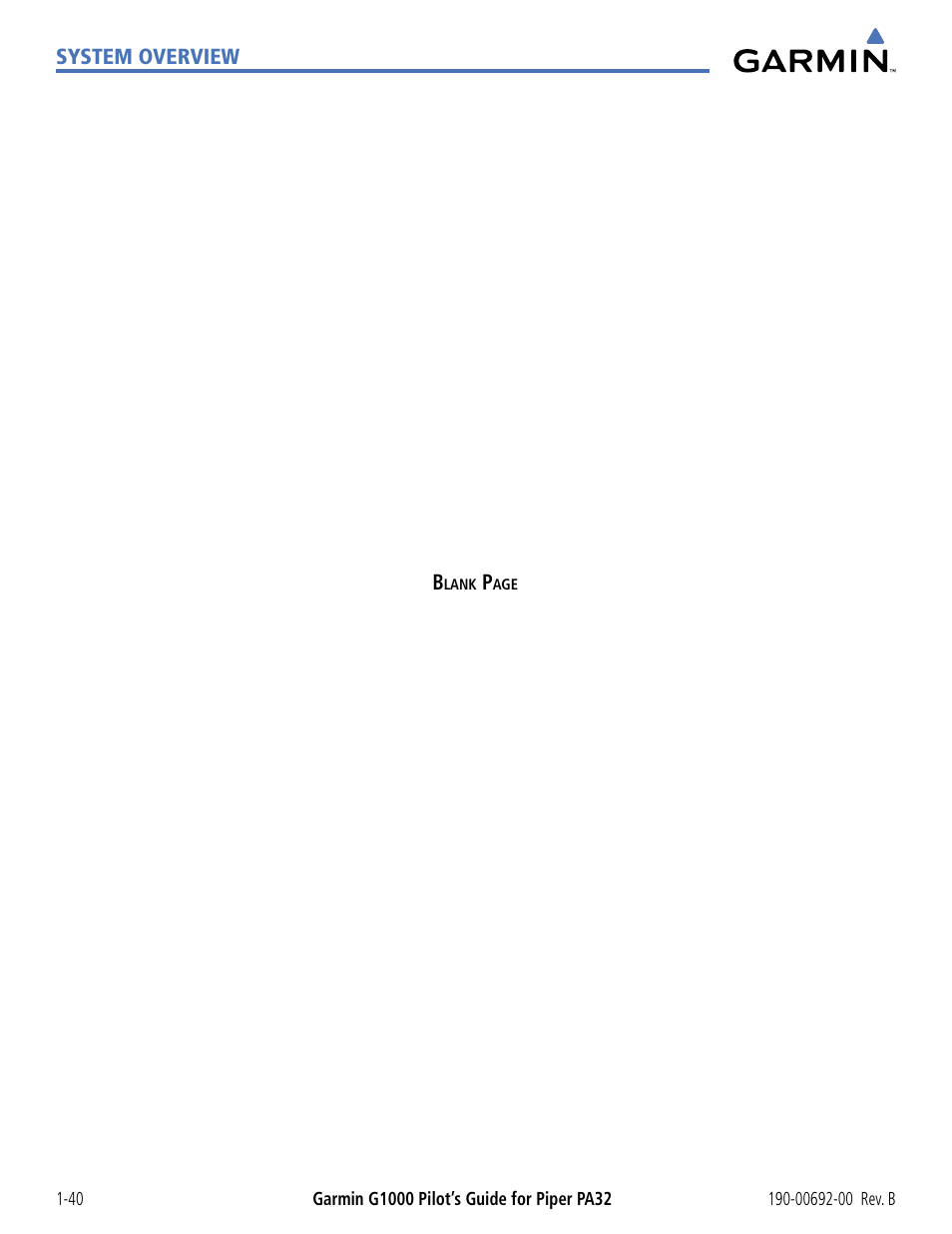 Garmin G1000 Piper PA32 User Manual | Page 50 / 450
