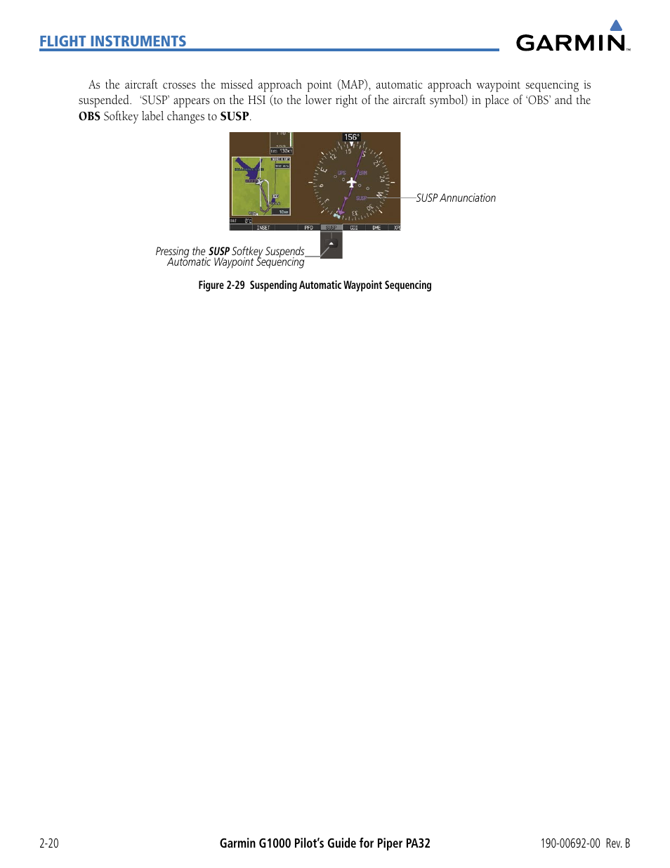 Flight instruments | Garmin G1000 Piper PA32 User Manual | Page 70 / 450