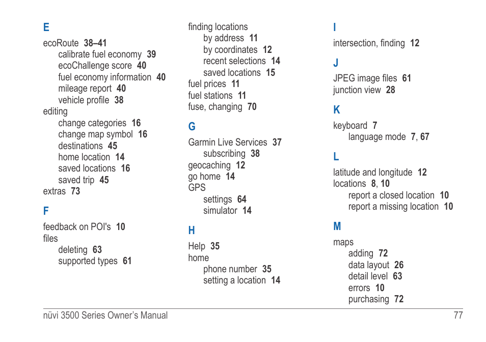 Garmin nuvi 3590LT User Manual | Page 83 / 88