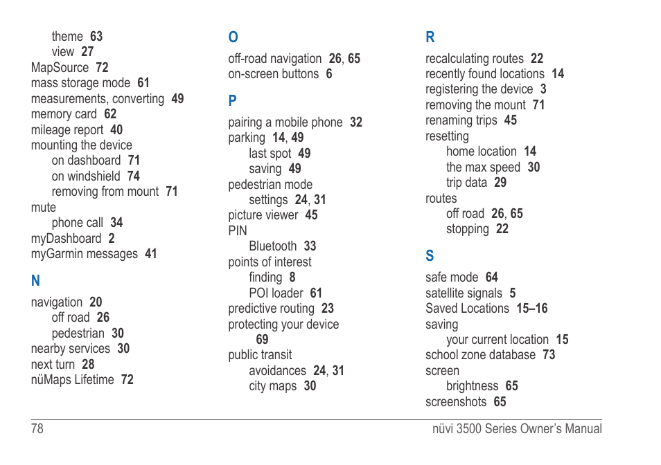 Garmin nuvi 3590LT User Manual | Page 84 / 88