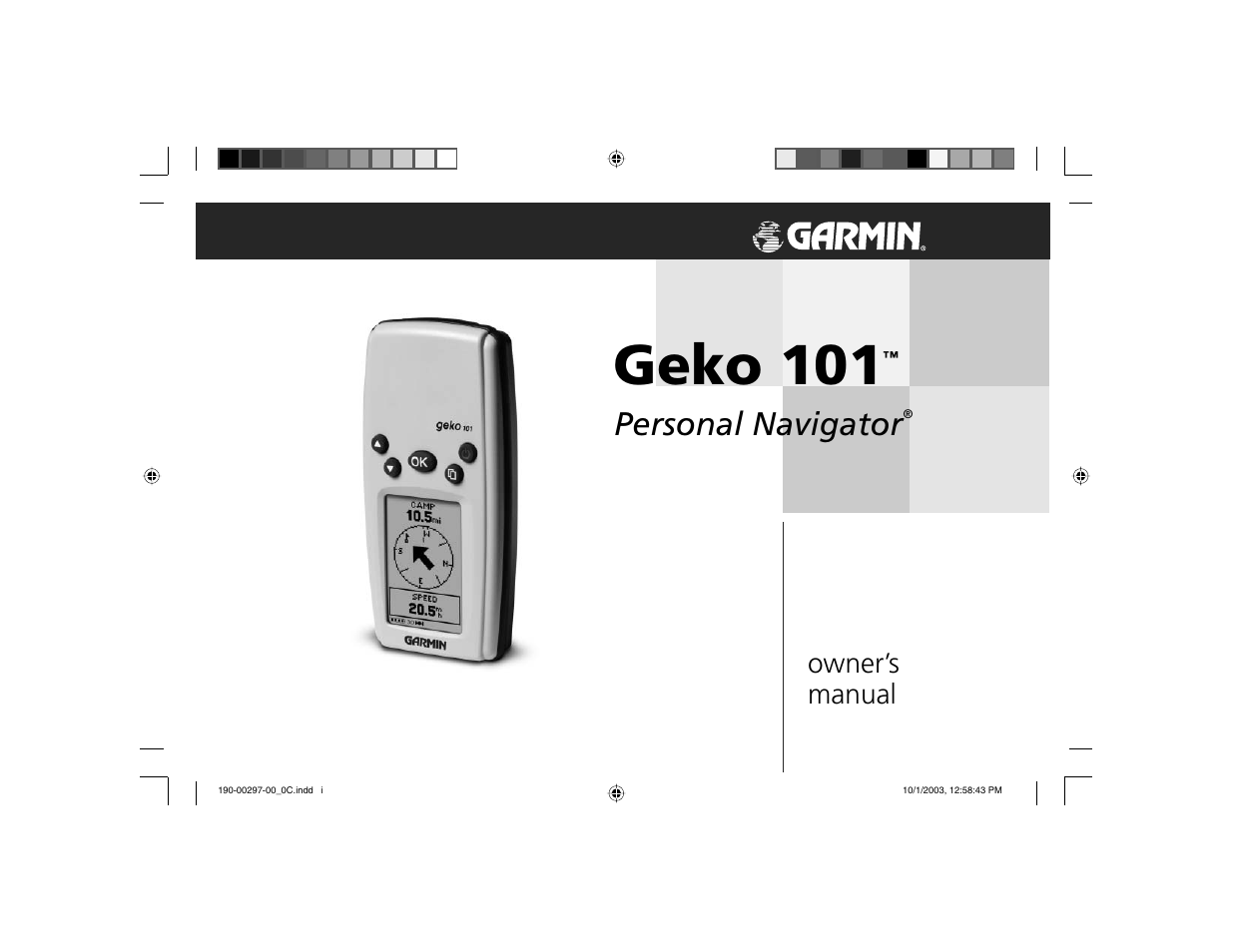 Garmin Geko 101 User Manual | 32 pages