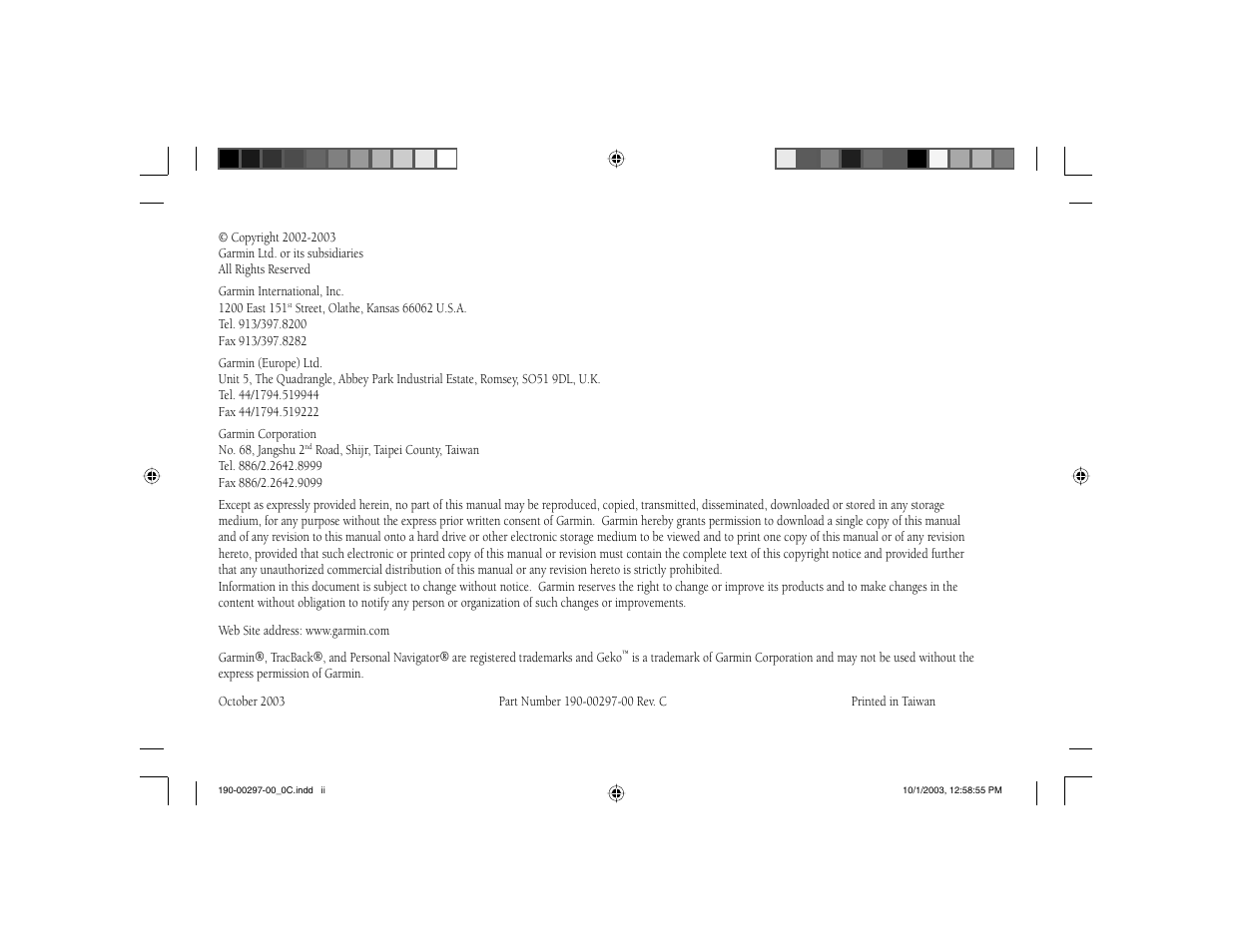 Garmin Geko 101 User Manual | Page 2 / 32