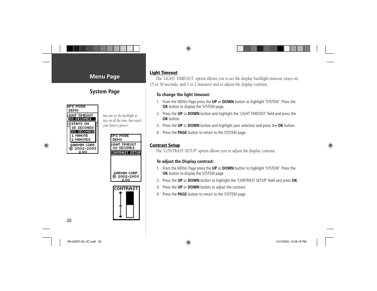 Garmin Geko 101 User Manual | Page 26 / 32