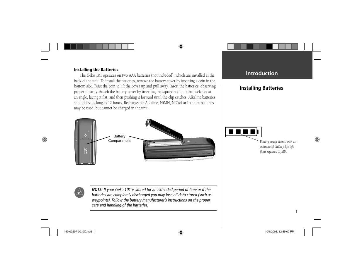 Garmin Geko 101 User Manual | Page 7 / 32