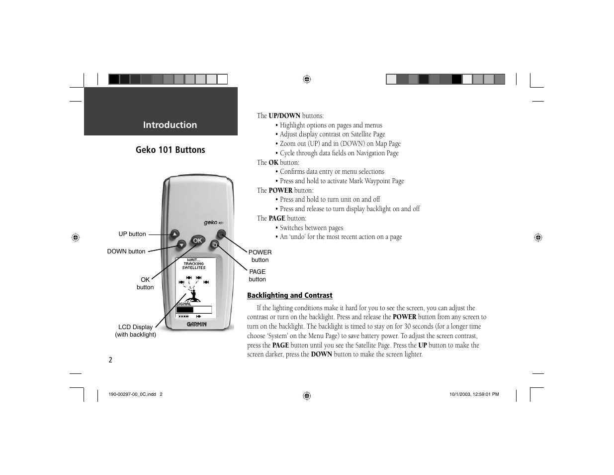 Garmin Geko 101 User Manual | Page 8 / 32