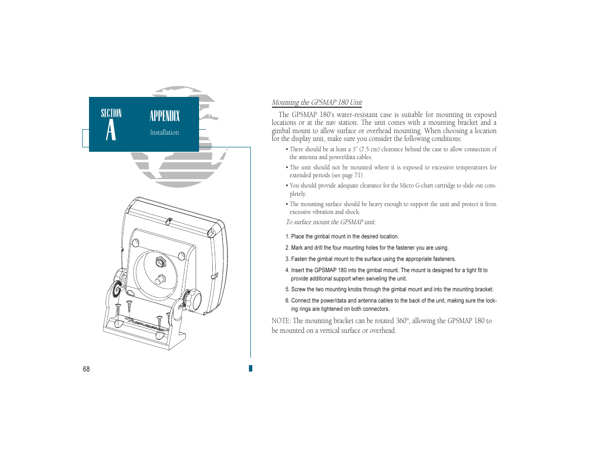 Appendix | Garmin GPSMAP 180 User Manual | Page 80 / 96