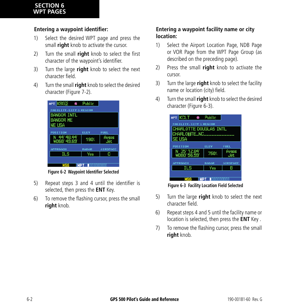 Garmin GPS 500 User Manual | Page 100 / 256