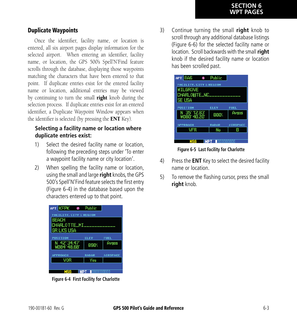 Garmin GPS 500 User Manual | Page 101 / 256