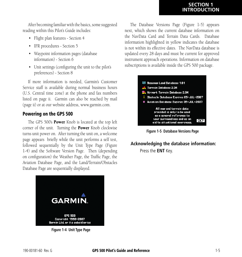 Garmin GPS 500 User Manual | Page 13 / 256