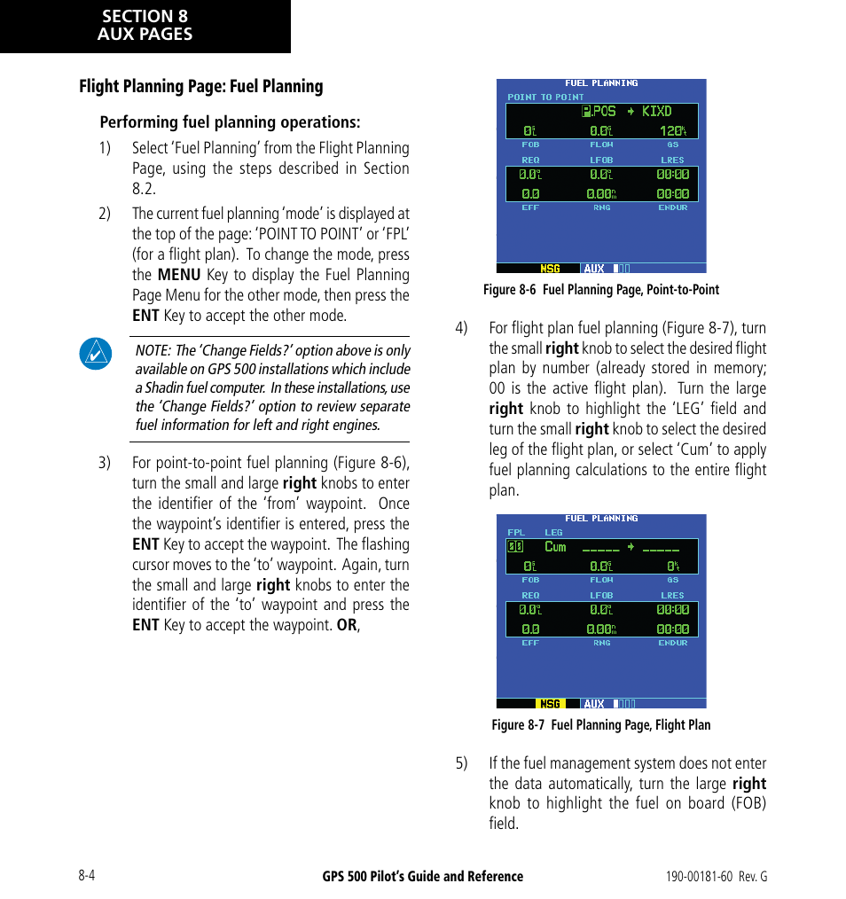 Garmin GPS 500 User Manual | Page 138 / 256