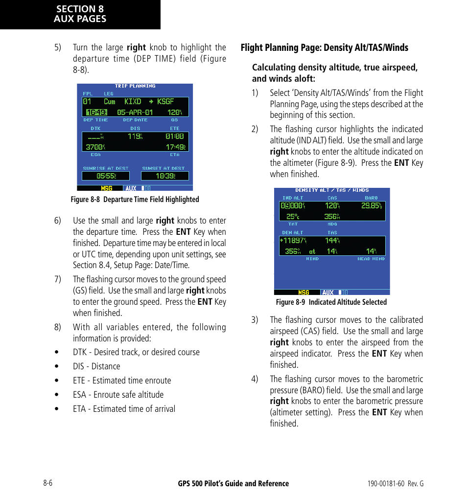 Garmin GPS 500 User Manual | Page 140 / 256