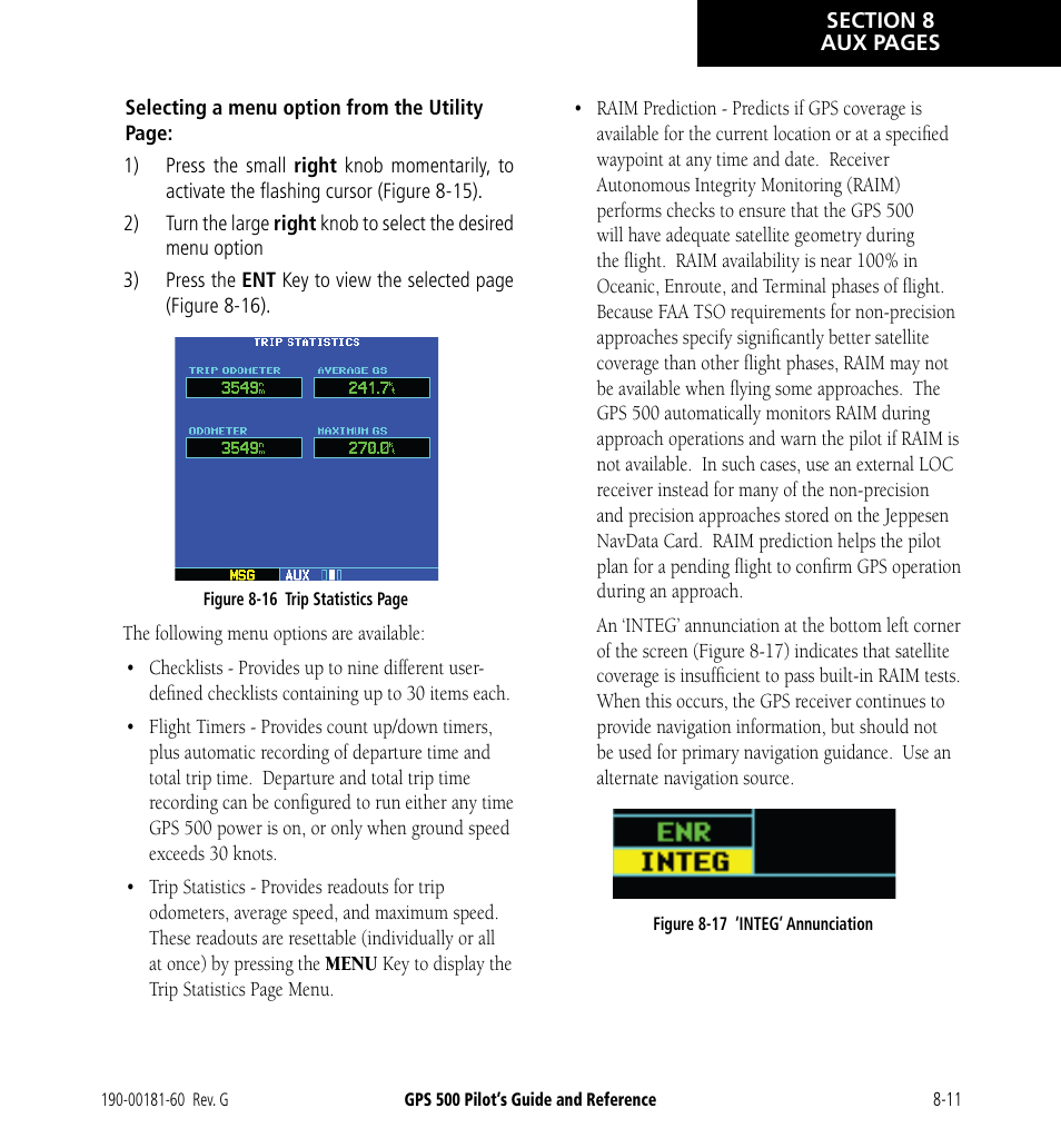 Garmin GPS 500 User Manual | Page 145 / 256