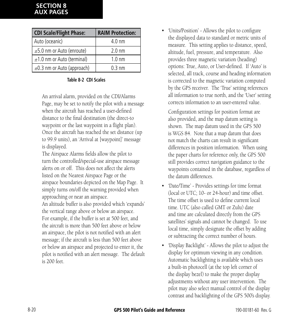 Garmin GPS 500 User Manual | Page 154 / 256