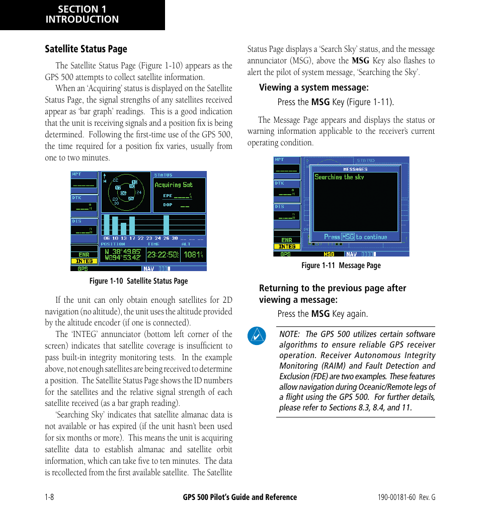 Garmin GPS 500 User Manual | Page 16 / 256