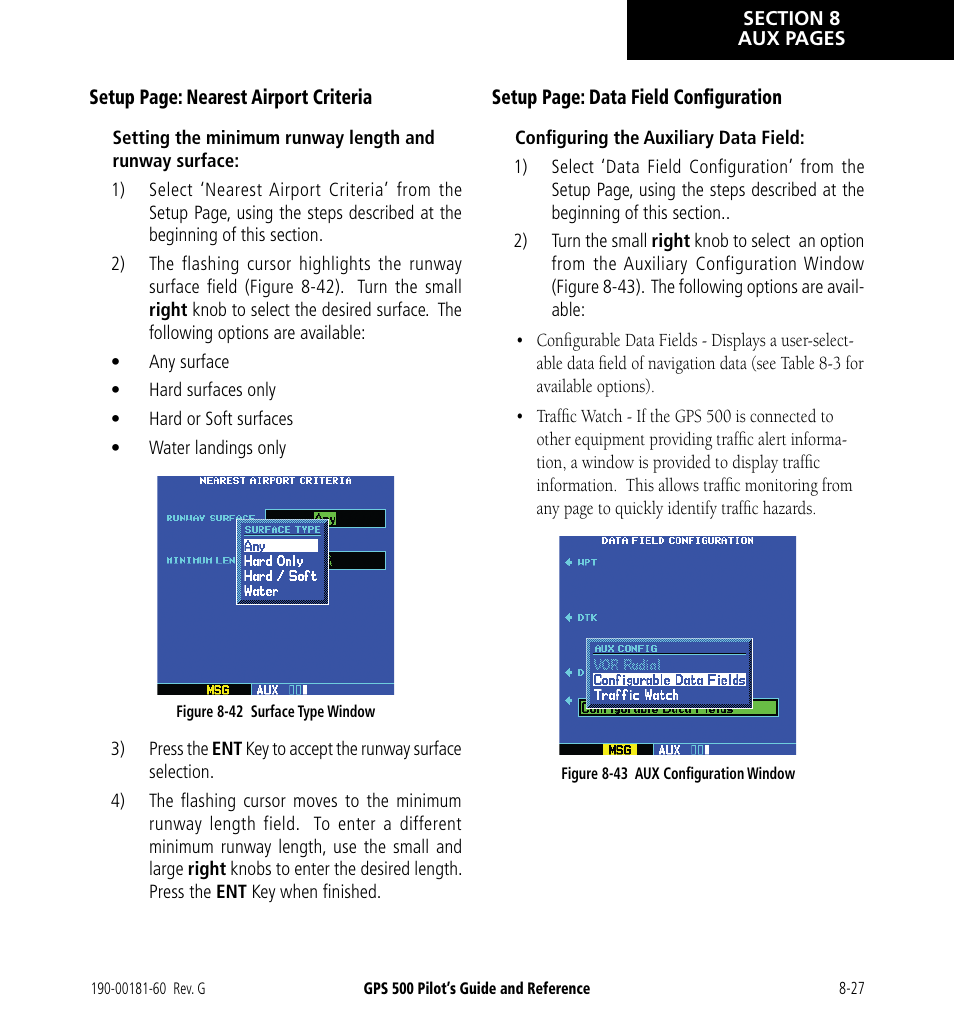 Garmin GPS 500 User Manual | Page 161 / 256