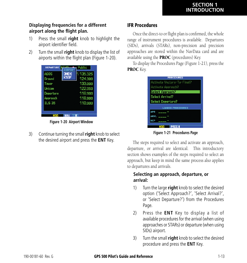 Garmin GPS 500 User Manual | Page 21 / 256