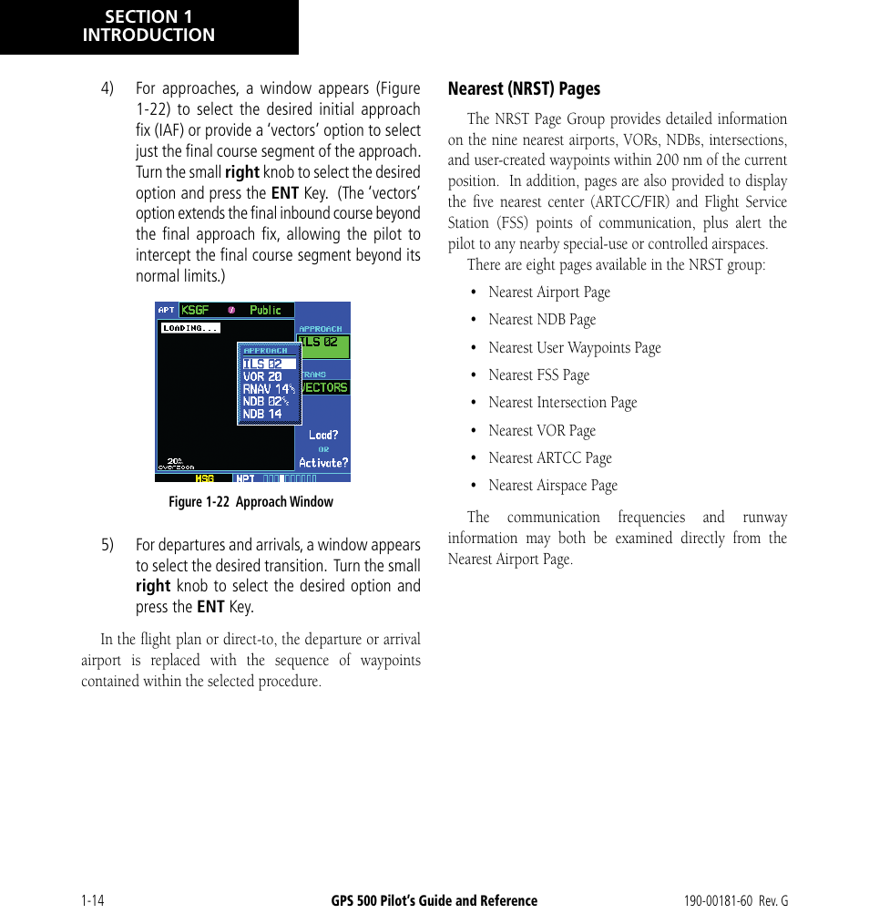 Garmin GPS 500 User Manual | Page 22 / 256