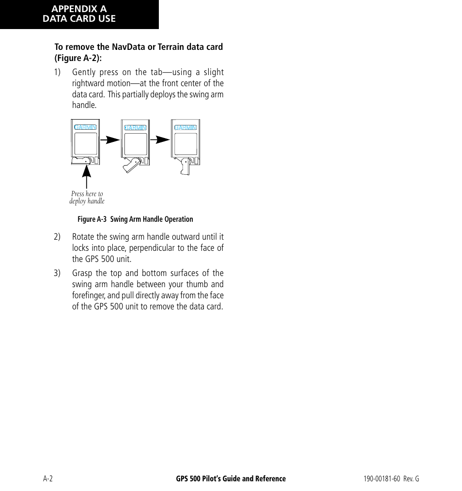 Garmin GPS 500 User Manual | Page 242 / 256