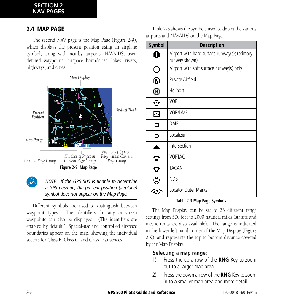 4 map page | Garmin GPS 500 User Manual | Page 32 / 256