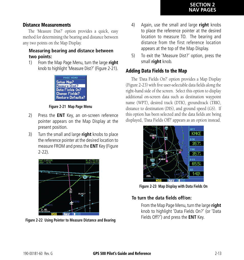 Garmin GPS 500 User Manual | Page 39 / 256