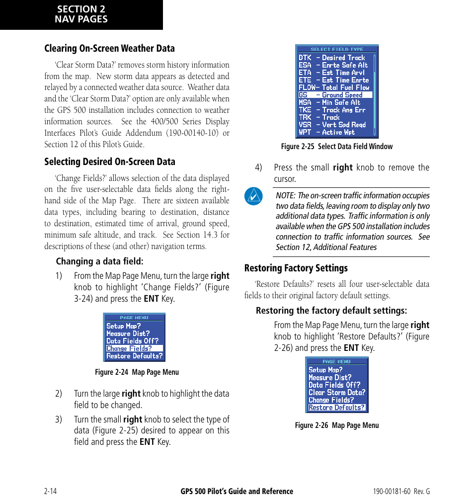 Garmin GPS 500 User Manual | Page 40 / 256