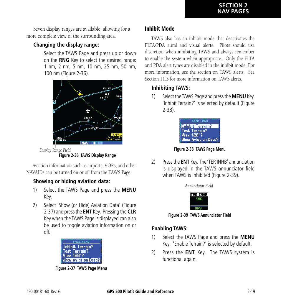 Garmin GPS 500 User Manual | Page 45 / 256