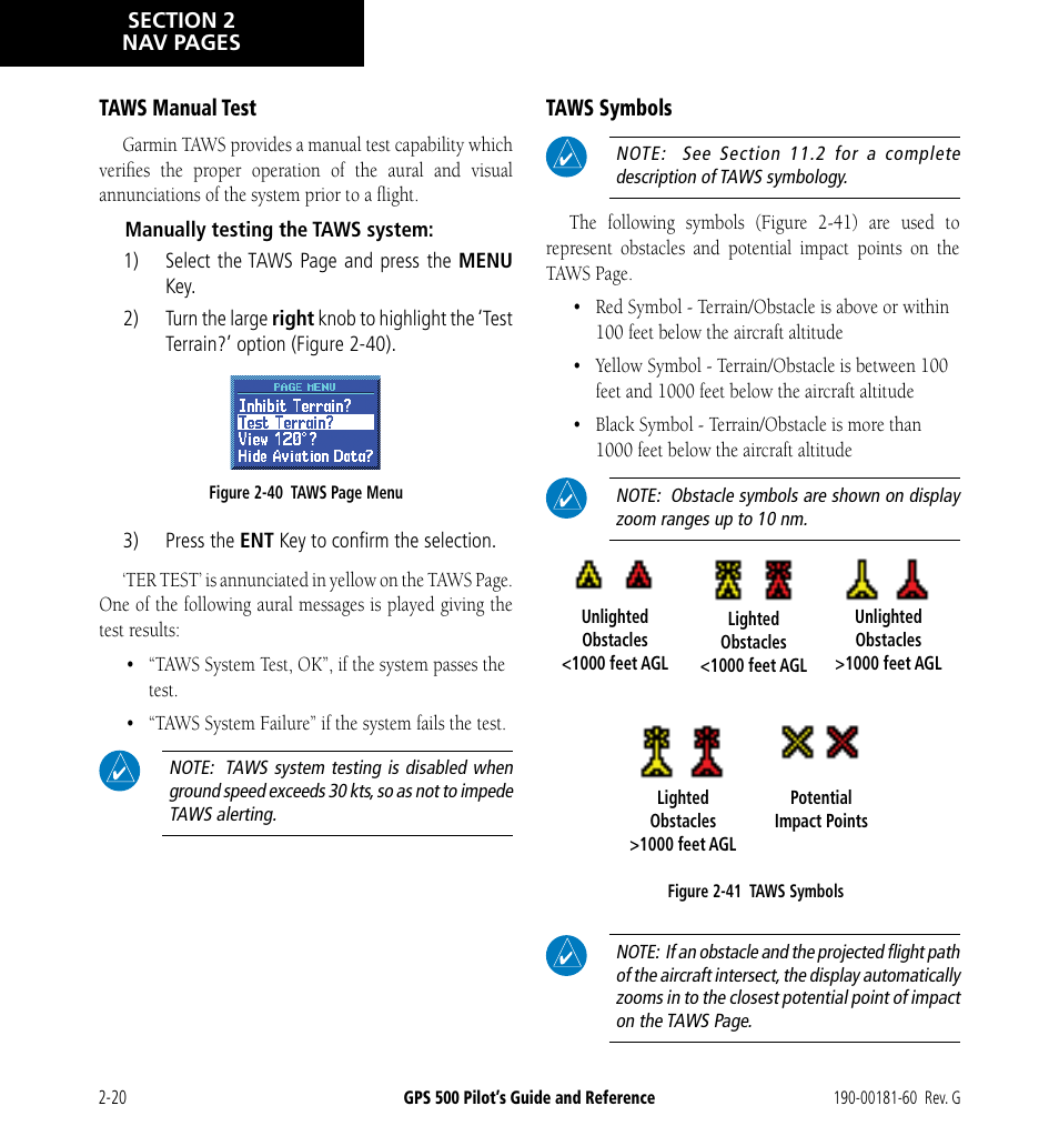 Garmin GPS 500 User Manual | Page 46 / 256