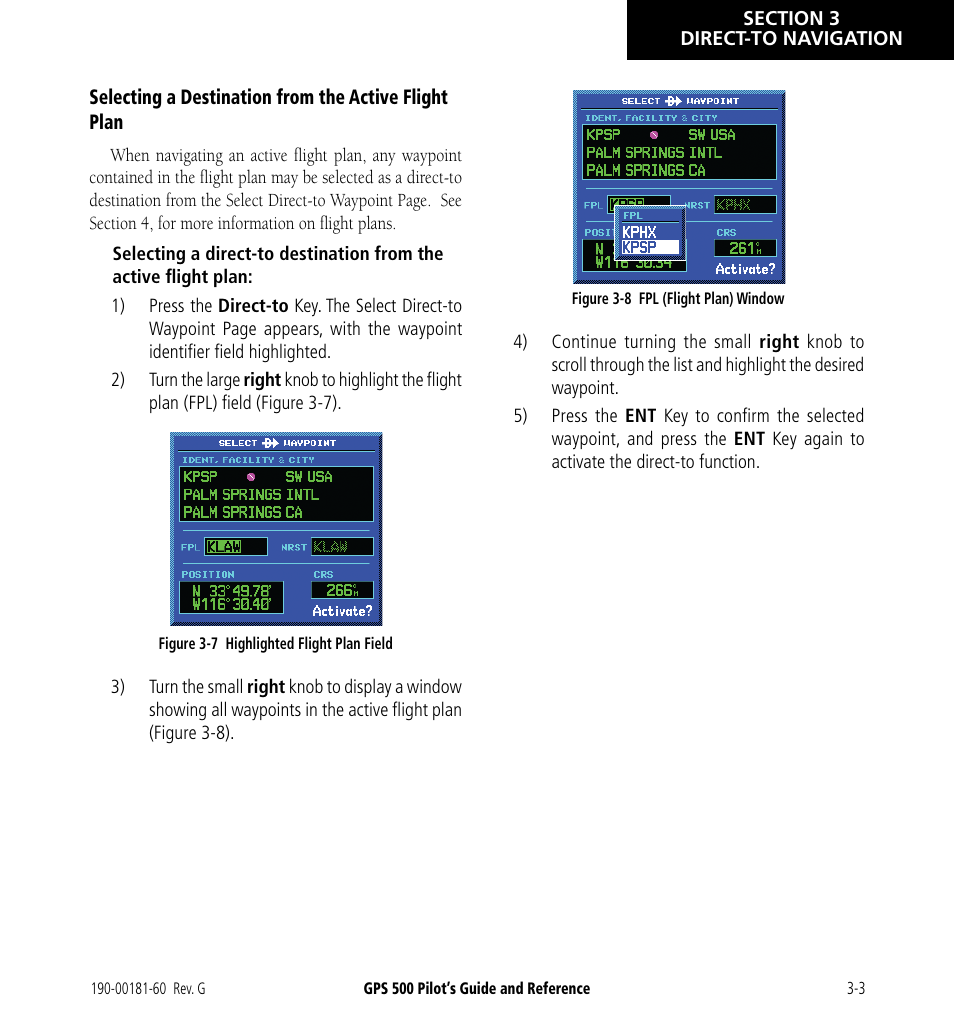 Garmin GPS 500 User Manual | Page 53 / 256