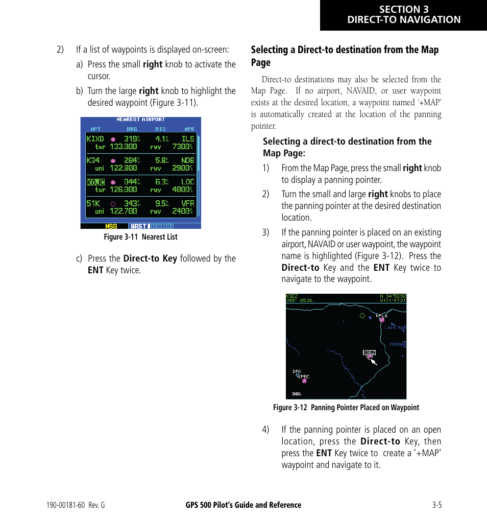 Garmin GPS 500 User Manual | Page 55 / 256