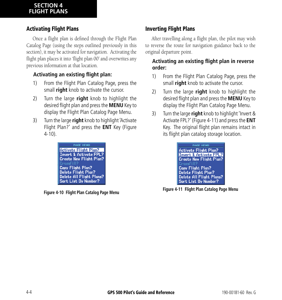 Garmin GPS 500 User Manual | Page 60 / 256