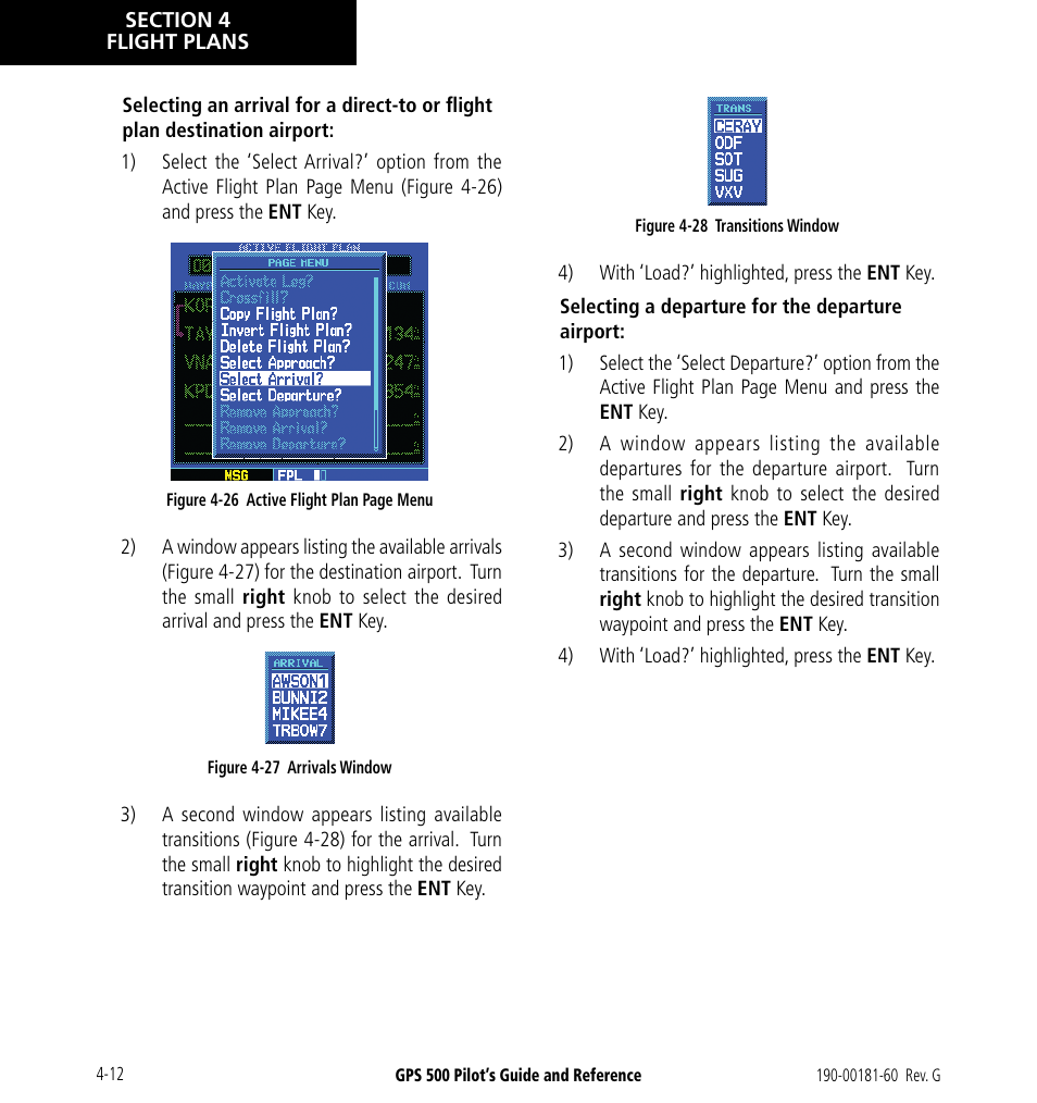 Garmin GPS 500 User Manual | Page 68 / 256