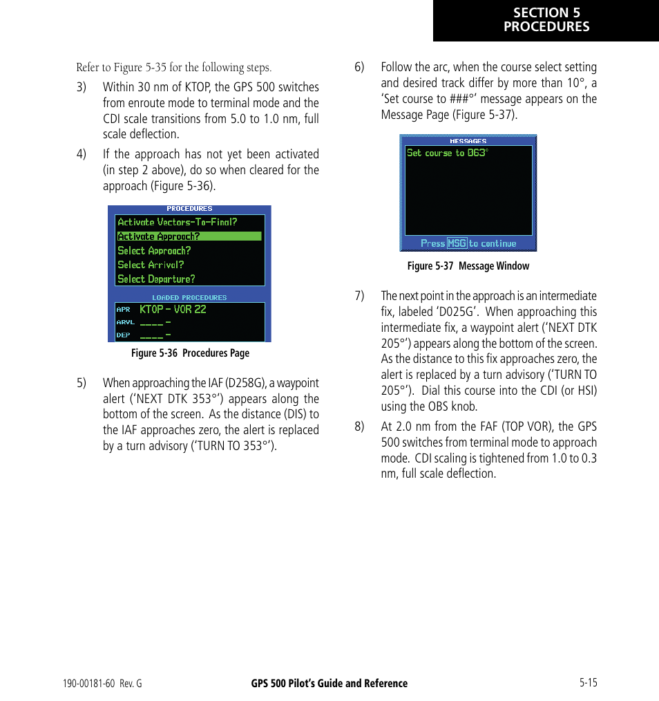 Garmin GPS 500 User Manual | Page 87 / 256