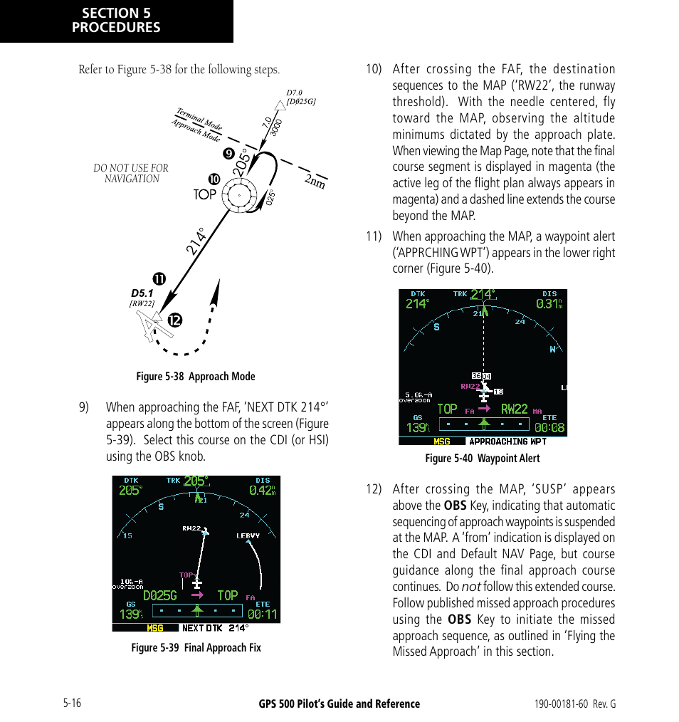 Garmin GPS 500 User Manual | Page 88 / 256