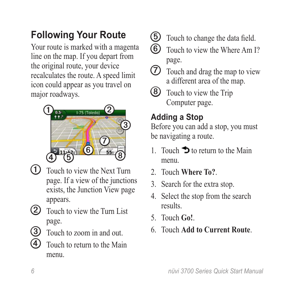 Garmin nuvi 3790T User Manual | Page 6 / 12