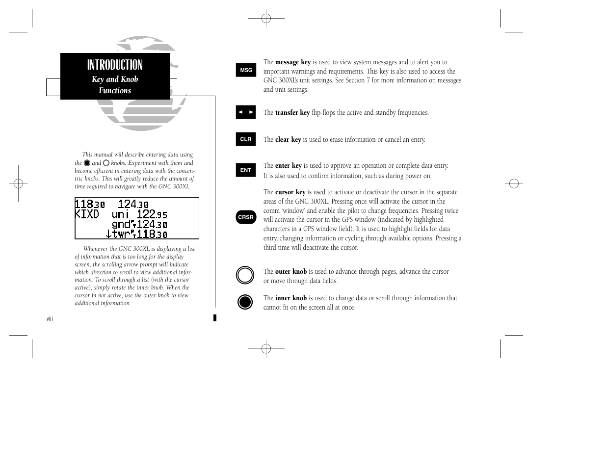 Introduction | Garmin GNC 300XL TSO User Manual | Page 10 / 150