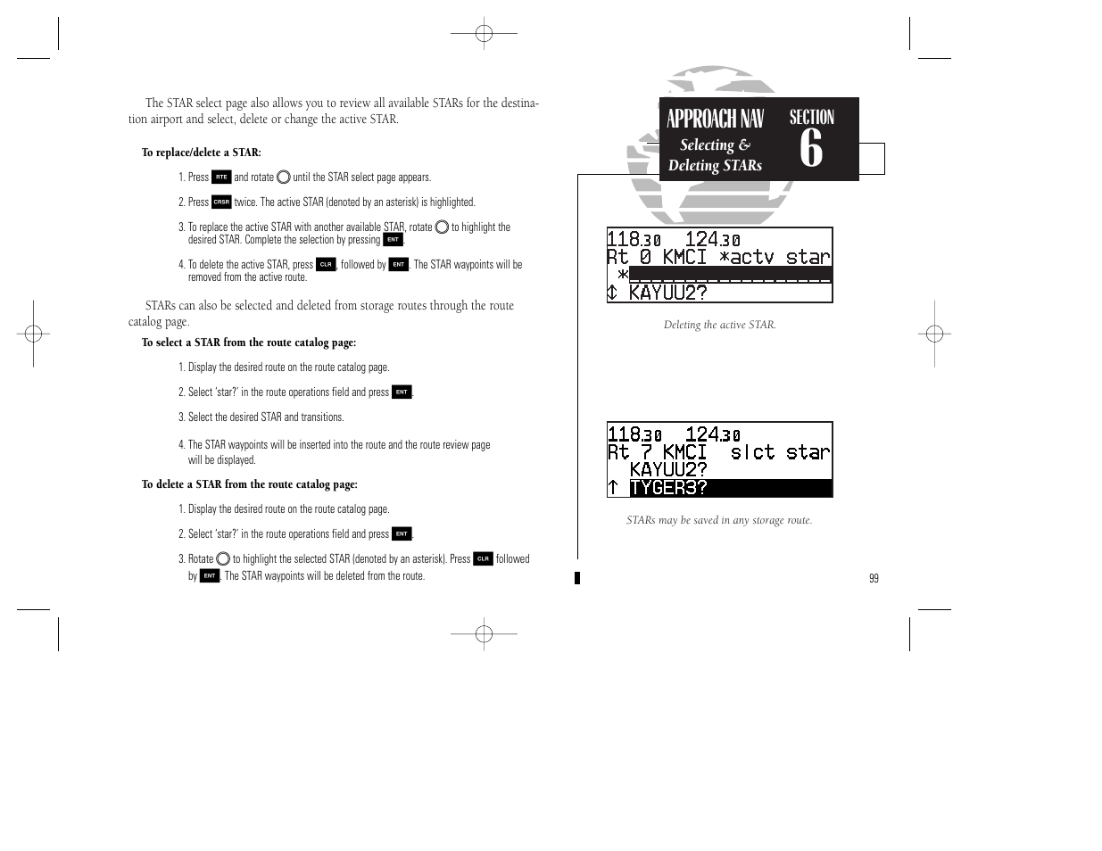 Approach nav | Garmin GNC 300XL TSO User Manual | Page 109 / 150