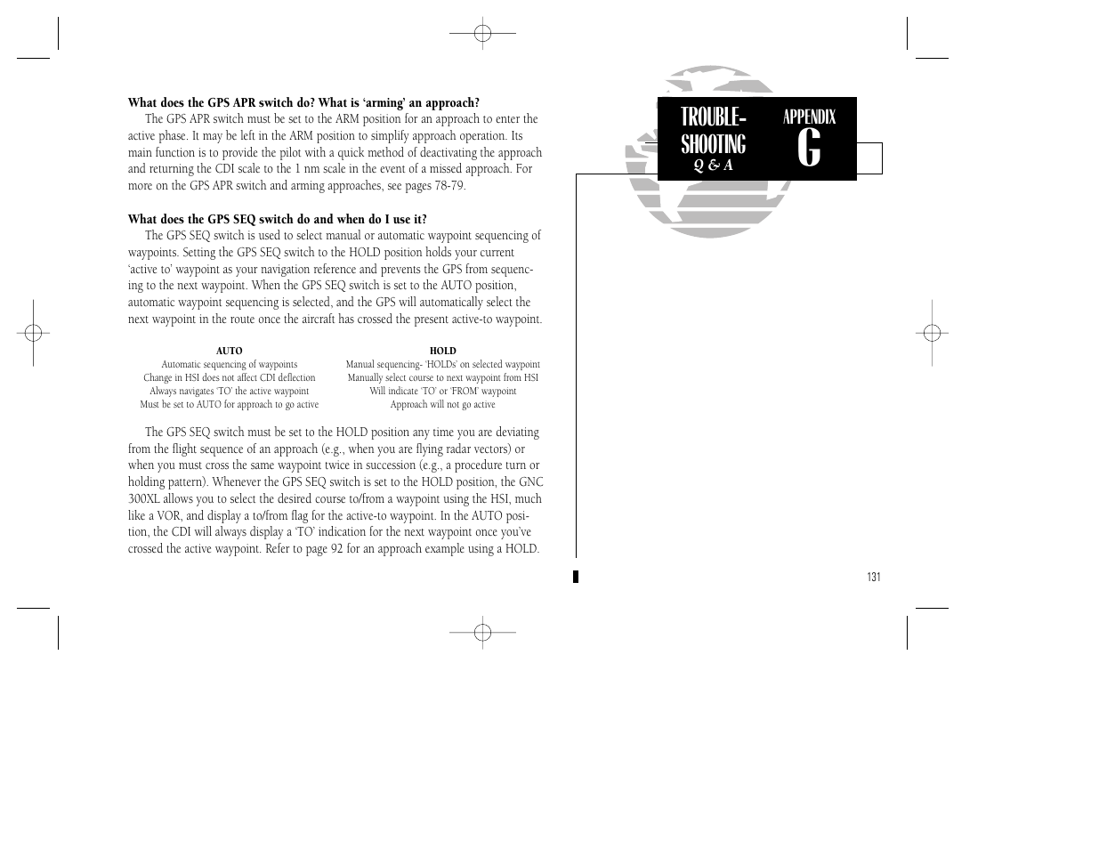 Trouble- shooting | Garmin GNC 300XL TSO User Manual | Page 141 / 150