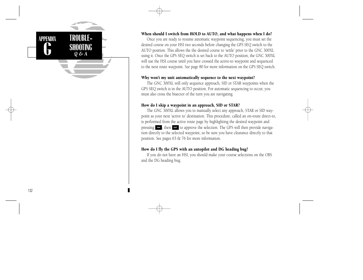 Trouble- shooting | Garmin GNC 300XL TSO User Manual | Page 142 / 150