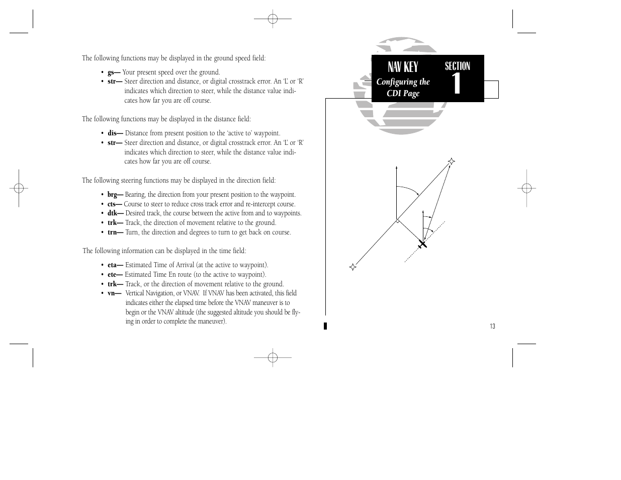 Nav key | Garmin GNC 300XL TSO User Manual | Page 23 / 150