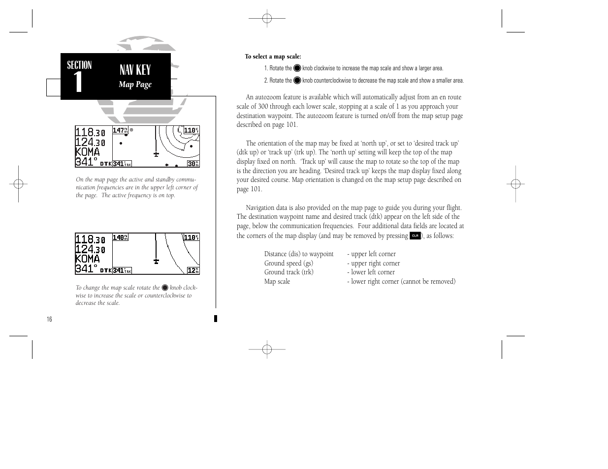 Nav key | Garmin GNC 300XL TSO User Manual | Page 26 / 150
